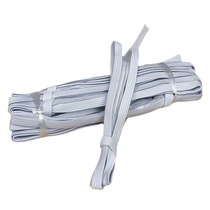 White flat elastic band Wide elastic band elastic band Leather band belt Garment accessories Handwork