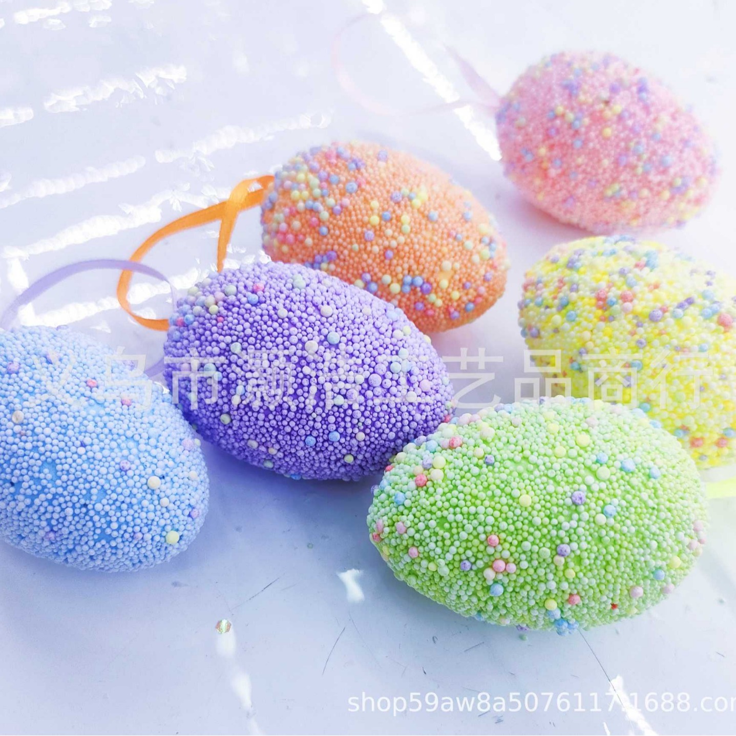 Manufacturers Direct Easter Snow Mud Painted Eggs, Girls Heart Toys, Bird's Nest/Hemp Basket/Carrot