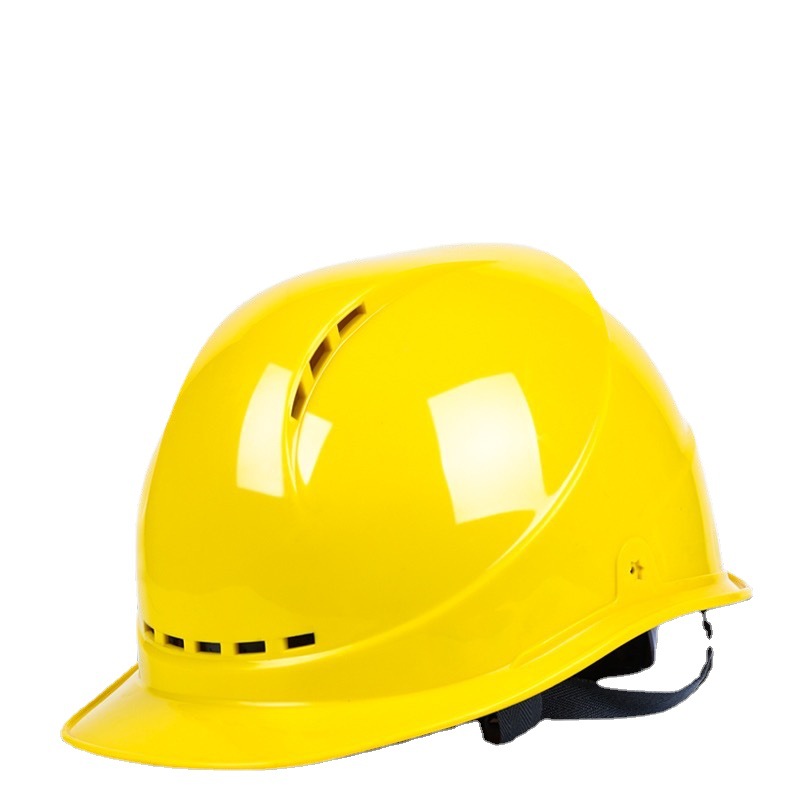工地安全帽 欧式国标加厚透气防护头盔可印字 建筑工地安全帽厂家详情图5