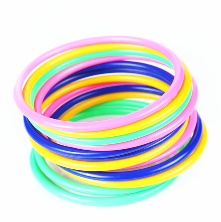 Set rings toys night market stalls children's rings ground stalls supply game plastic rings props rings Item Picture