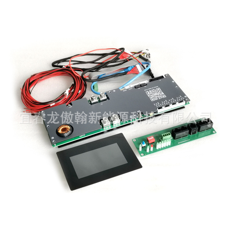 JK V19 BMS 8S-16S 20P 15P 200A energy storage 48V lithium battery protection board display wholesale details Picture