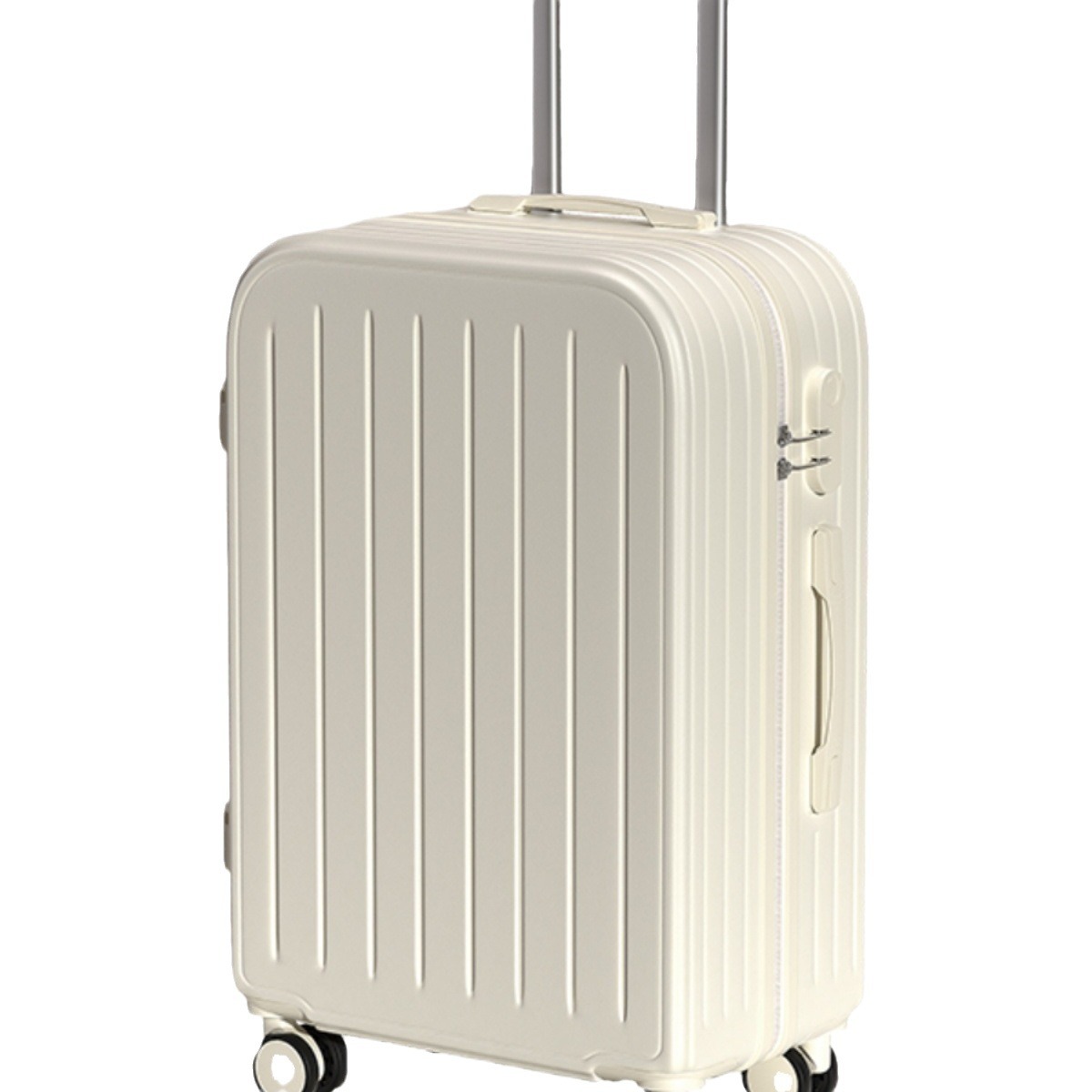 Fresh and clean luggage, female student suitcase with a handle, swivel wheel, 24-inch combination suitcase, male durable travel suitcase, carry-on suitcase, 20 Item Picture