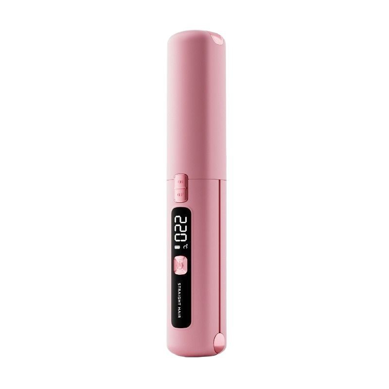 New cross-border wireless splint charging, large-capacity straight splint, hair straightening comb, mini portable splint, both for straightening and curling Item Picture