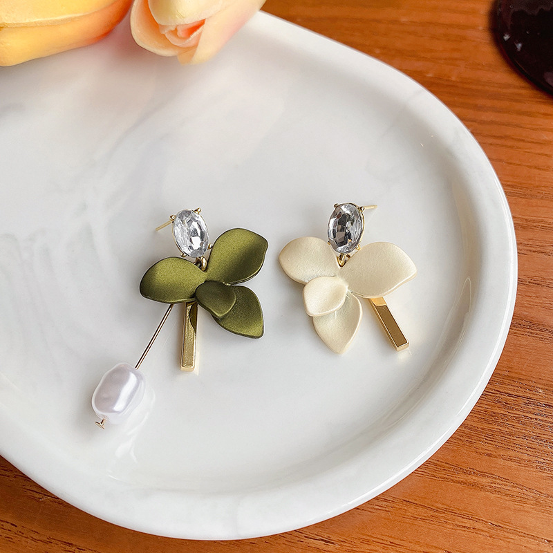 925银针/耳环女长款气质/饰品女长款气质/银饰品/耳环细节图