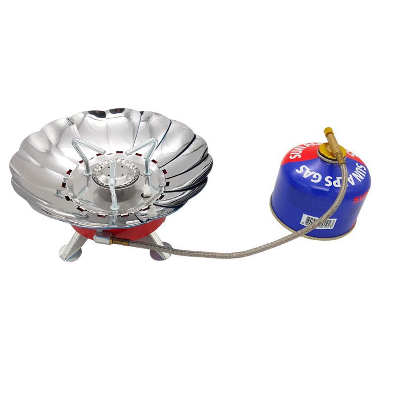 Manufacturers directly for the new portable outdoor picnic cooking tea barbecue with windproof natural gas stove camping stove details Picture