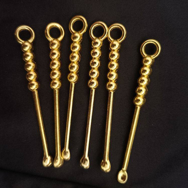Gold bead ear scorer, metal ear scorer, ear picker, ear cleaner, key hanger, accessory, ear scorer, one yuan gift