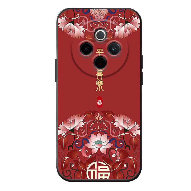 荷花适用vivoy300pro手机壳国风新年y300pro中式国潮男女Y300 Pro+软