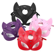 Adult sex eye mask Fox leather eye mask Role play mask Sex mask