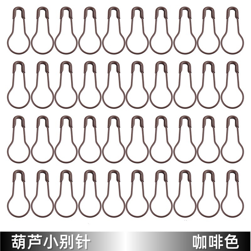 Cross-border metal gourd pin, gourd-shaped small pin, DIY colorful marker buckle, clothing sewing machine safety lock pic 21