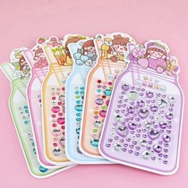 Kids Creative Decorative Acrylic stickers Crystal Gemstone Diamond Stickers Princess Hand-decorated diamond stickers