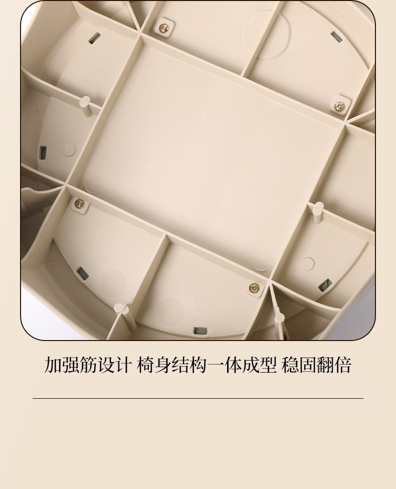 家居靠背椅加厚软包皮革塑料椅子高椅客厅卧室成人踩脚可叠放工厂详情21