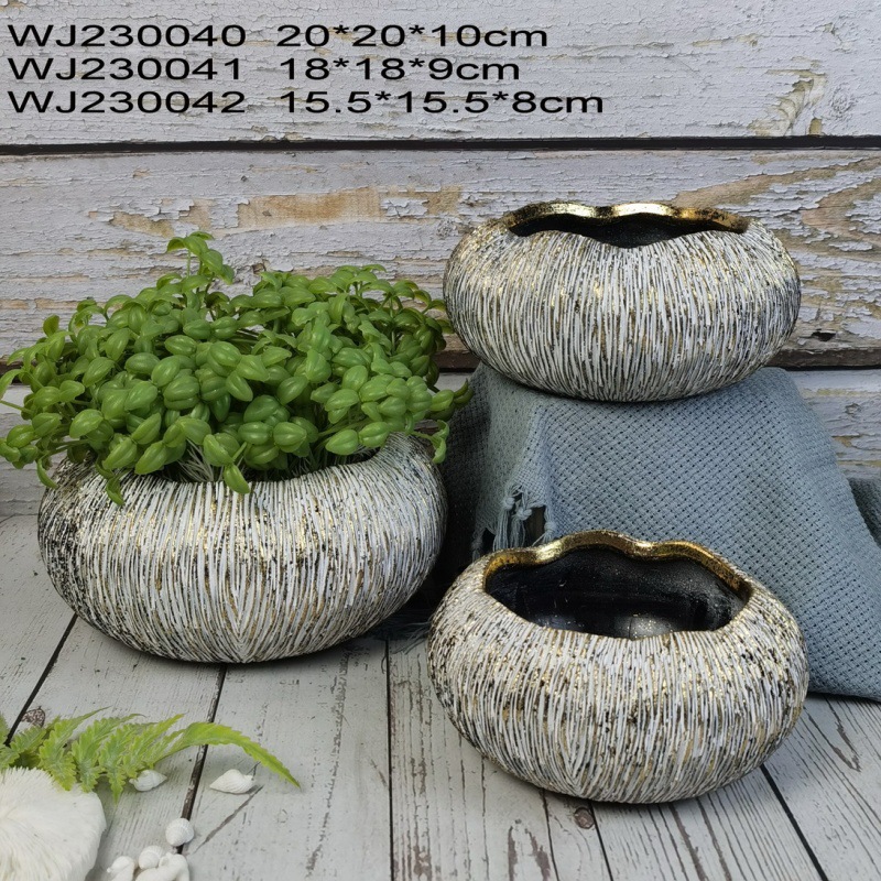 Factory direct supply of Nordic simple and creative home cement flower POTS for indoor and outdoor decoration flower POTS and ornaments details Picture
