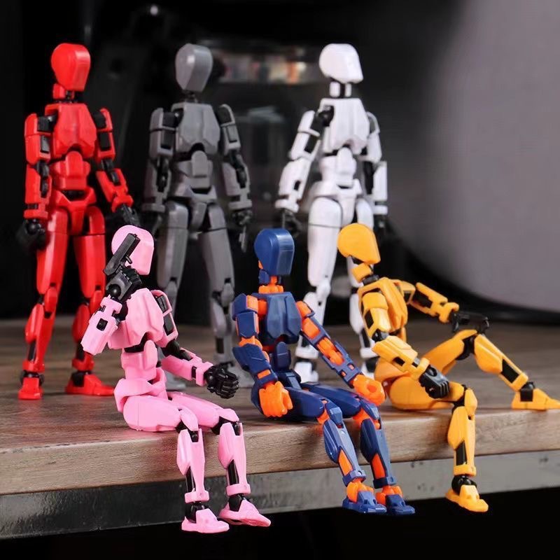 Dummy Lucky 13 Joint Action figure 3D printed robot assembly model children's DIY decompression toy