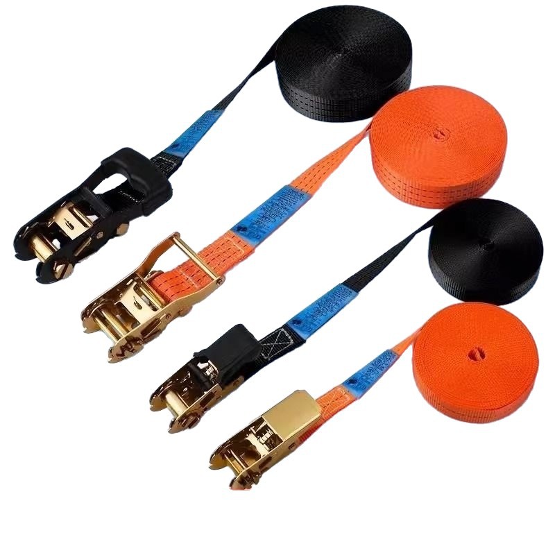 Truck binding strap tensioner, small ratchet tensioner, self-locking, packaging and fixing, thickened wear-resistant, non-elastic tie strap Item Picture