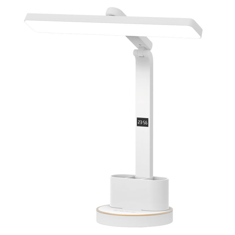 Student eye-protecting LED rechargeable desk lamp, children's study lamp, bedroom bedside lamp, night light, ultra-long battery life Item Picture