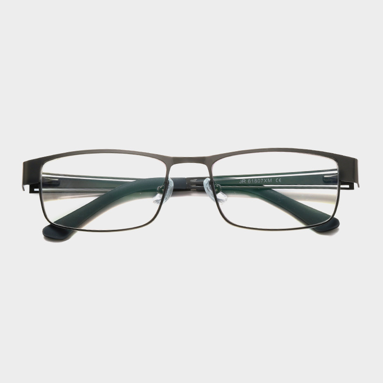 New fashionable glasses, anti-blue light reading glasses, full-frame business glasses that make you look young, reading glasses with metal frames details Picture