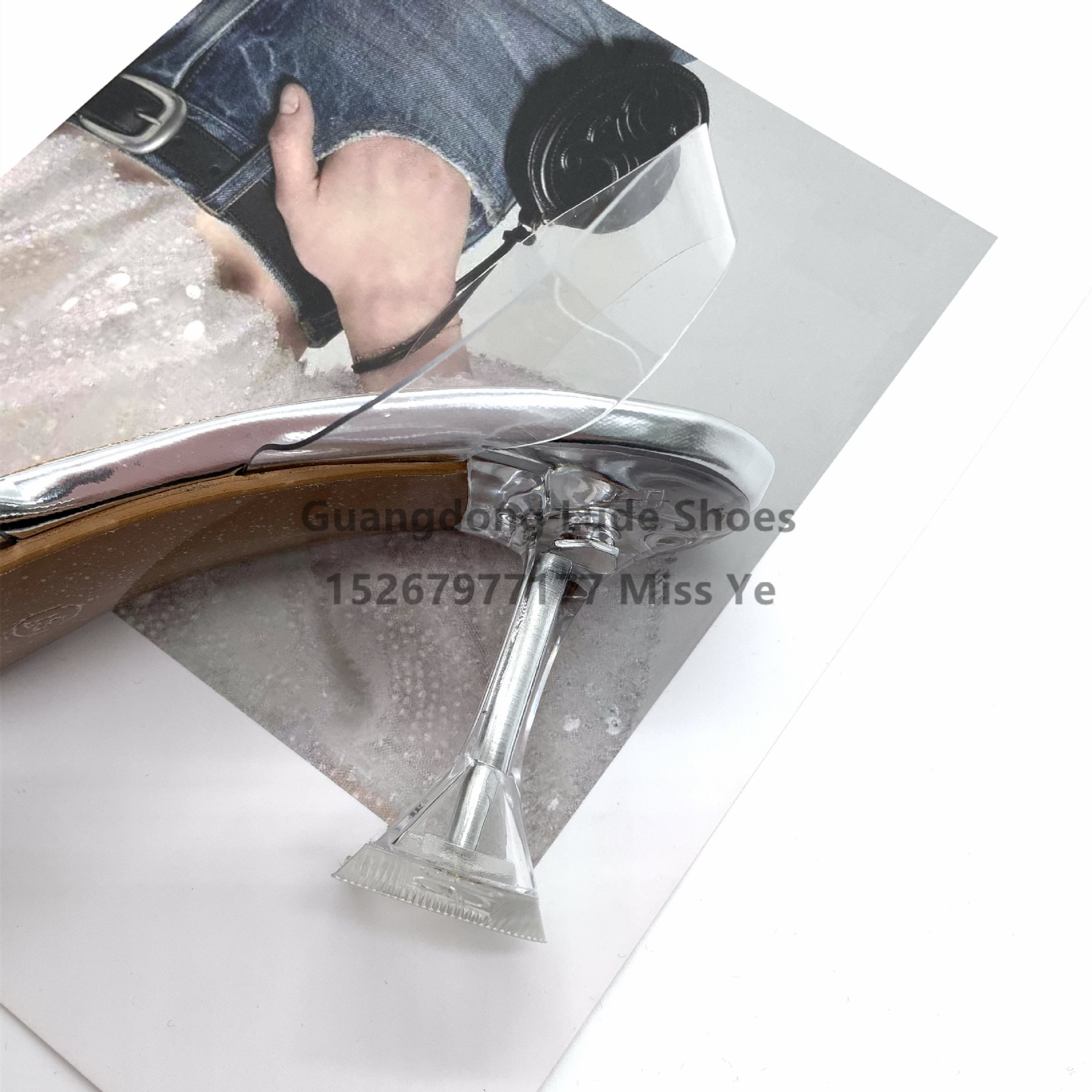 High Heels Crystal Wine Glass With Temperament Summer And Spring Design Sense Crystal Buckle Single Shoes Guangzhou Women's Shoes Craft Shoes Application Scenario