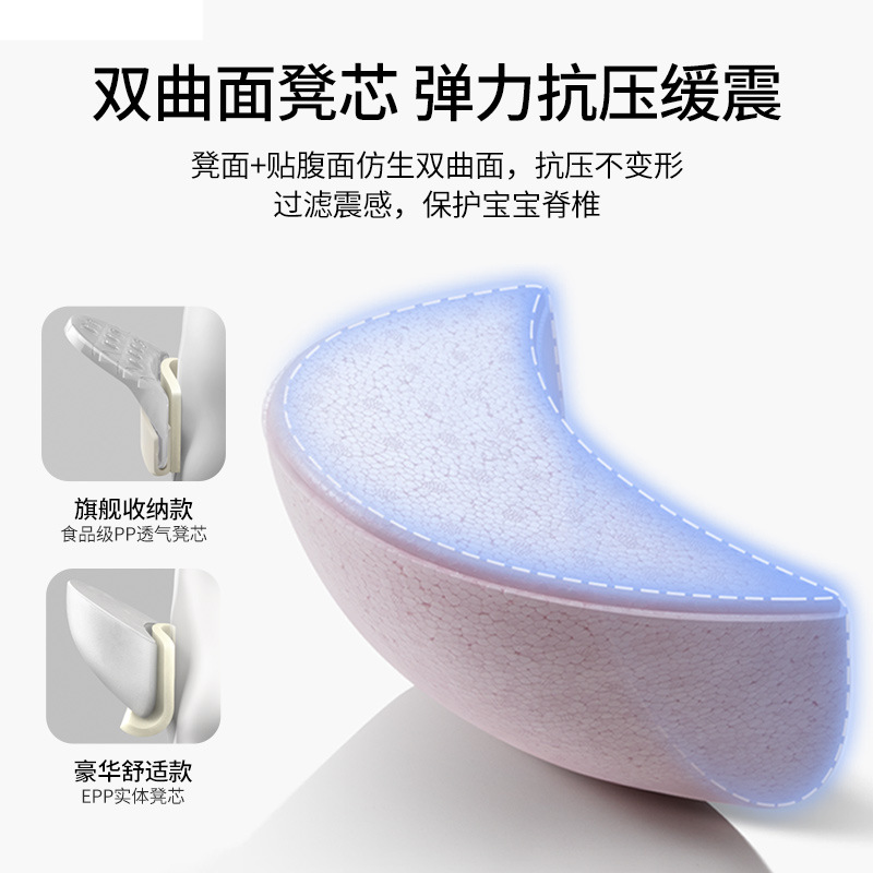 Waist Stool Baby Portable Four Seasons Seat Multi-Functional Baby Carrier Baby Artifact Before And After Dual-Use Go Out Spring Specification drawing