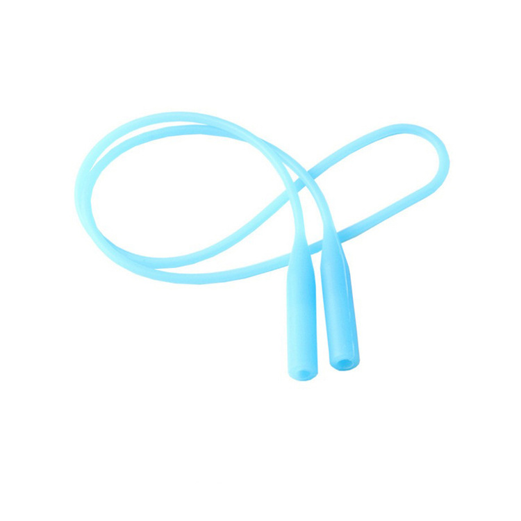 Silicone round-head eyeglass lanyards, children's anti-slip and anti-drop elastic colored sports eyeglass lanyards, hanging lanyards Item Picture