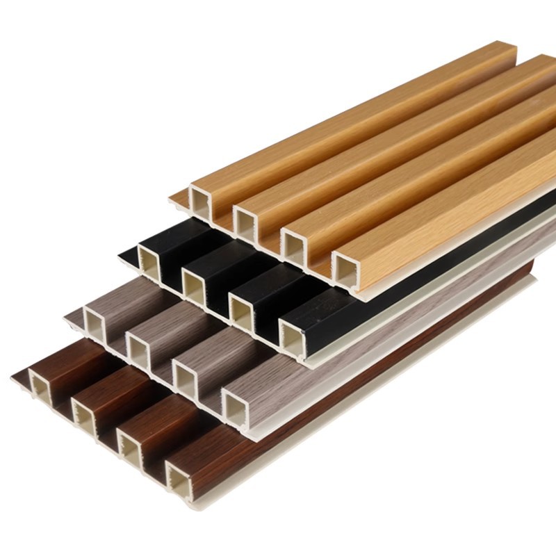 Factory Foreign Trade 160 Buckle Grille Background Wall Project Hotel Decoration Board Wooden Grille Board Ecological Wood Wall Panel Item Picture