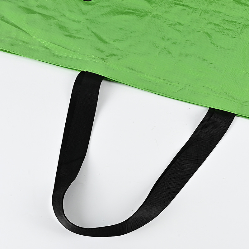 Custom-made extra-large thickened pp woven bags, trendy and eye-catching shopping bags, advertisements, laminated snake skin handbags with logo printing Specification image