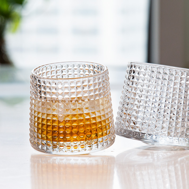 High Appearance Level Round Glass Breakfast Coffee Tea Cup Whiskey Cup Beer Cup With Hand Small Gift Wholesale details Picture