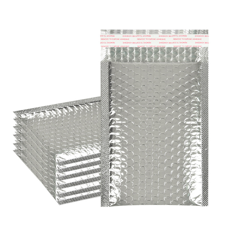Silver aluminized bubble envelope bag Express package aluminized zip-lock bag shock-proof bubble bag Item Picture