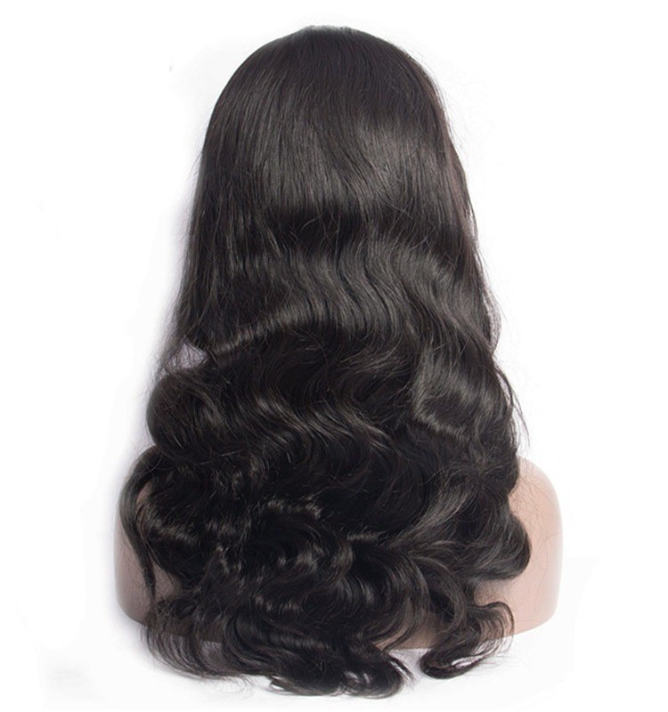 Real person wig headgear, direct supply for export, factory wholesale. body 13*4 front lace headgear Specification image