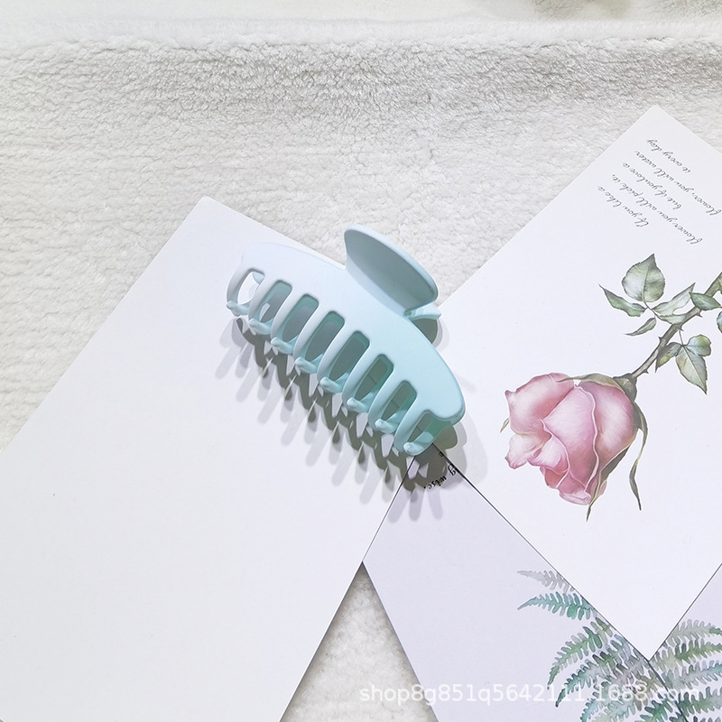 2023 Europe And The United States Simple Atmosphere 9Cm Large Grab Clip Hair Bath Claw Hair Clip Ponytail Clip Hair Accessories Specification drawing