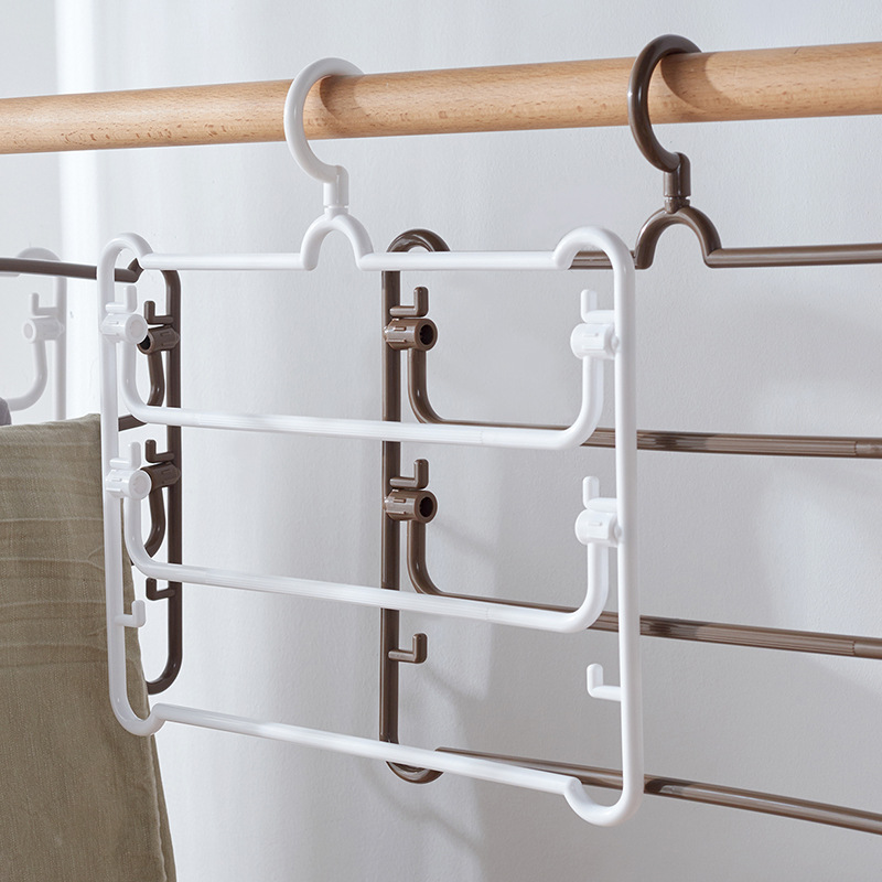 G51严选包邮塑料裤架服装店裤夹子裤家用裤子衣架带夹子裙夹衣架衣架