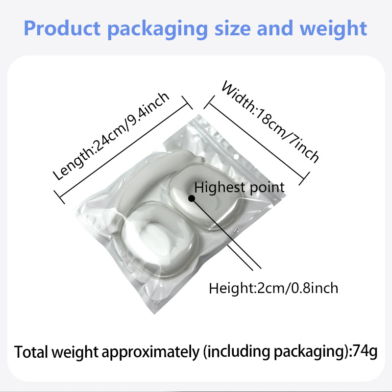 AirPods Max earphone case Headband Protective case Apple Max2 Silicone TPU three-piece set pic 16