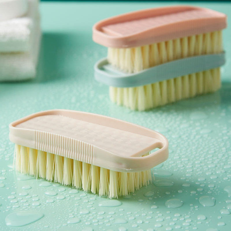 Wholesale of daily necessities shoe brushes, plastic soft bristle laundry brushes, household cleaning brushes, and colored shoe washing brushes details Picture