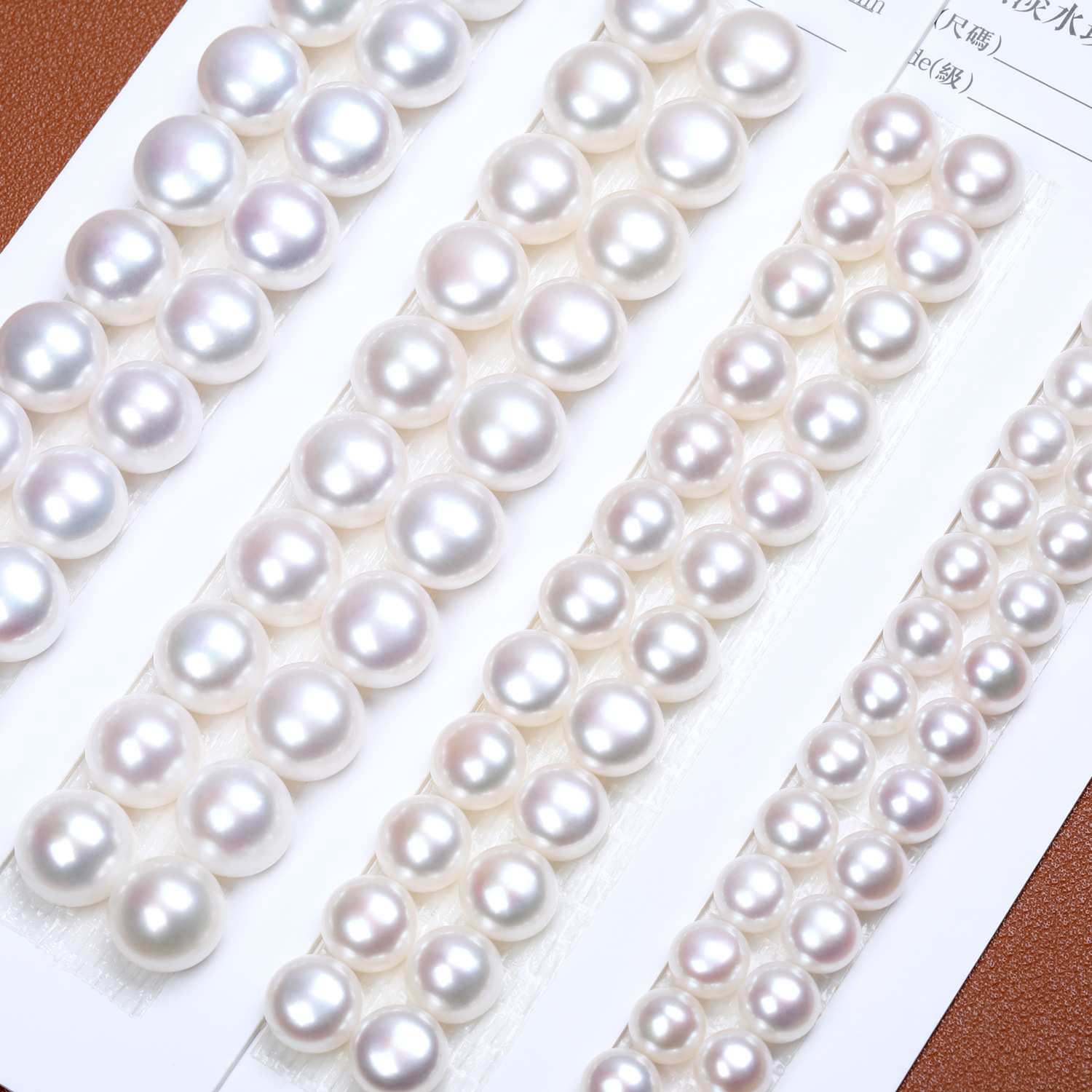Wholesale Aurora natural freshwater bread beads, half-hole steamed bun pearls, bare pearl rings, face earrings, diy jewelry accessories
