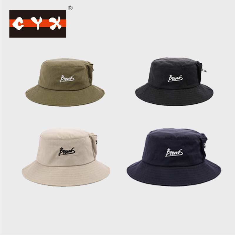 Fisherman Hats Wholesale Embroidered Printed Quick-Drying Bucket Hats Ins Women Mlb Double-Faced Men Cowboy Fishing Mountaineering Basin Hats details Picture