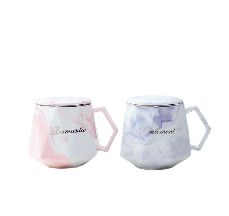 Marble Ceramic Cup High Appearance Level Mug Coffee Mug Gift Box Business Companion Gift Cup Can Print Logo Item Picture
