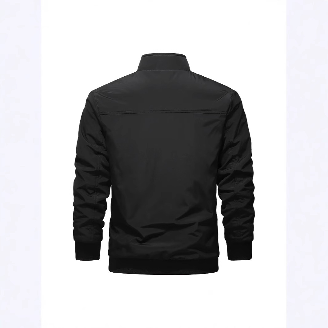 Winter men's coats, cotton-padded jackets for middle-aged and elderly people with fleece jackets, stand-up collars, casual and warm are selling well details Picture