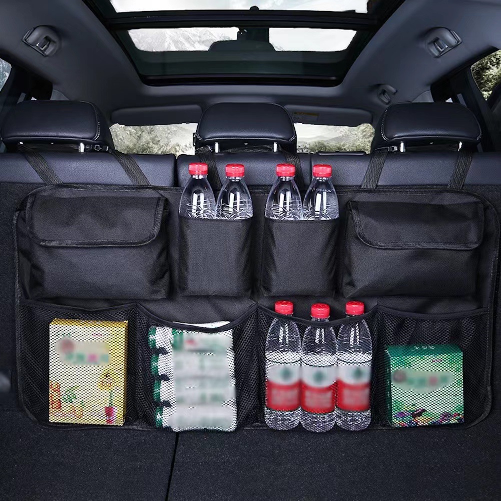 Oxford cloth car trunk storage hanging bag, car storage net bag, Oxford cloth car trunk storage bag Specification image