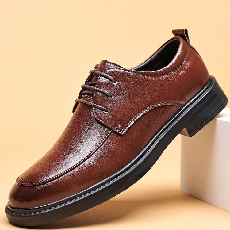 男式正装单鞋实物图