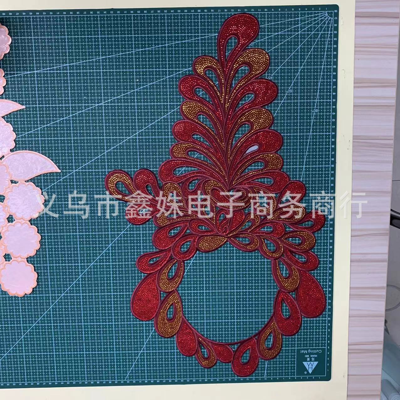 New stock available, with adhesive backing and rhinestones, dance costume accessories, ethnic costume necklaces Application Scenario