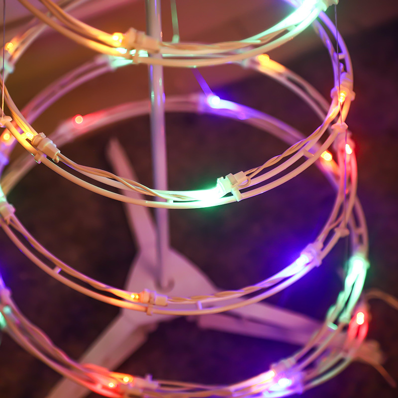 Amazon venta caliente LED navidad espiral árbol luz para vacaciones interior y exterior decorativa luz string Specification image