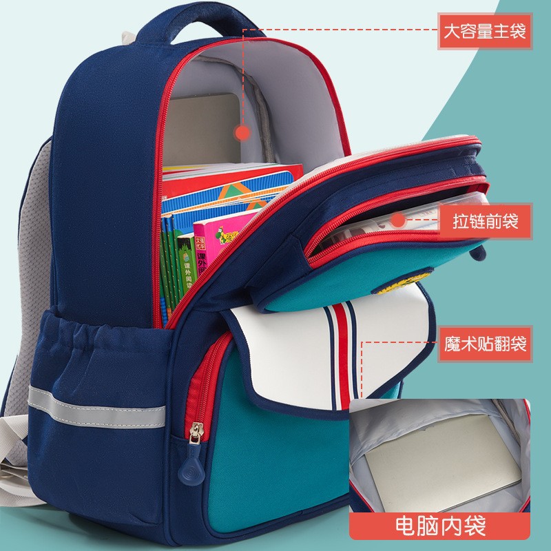 New School Bags For Children In Grades 3-6. Shaodong School Bags Cross-Border Wholesale details Picture