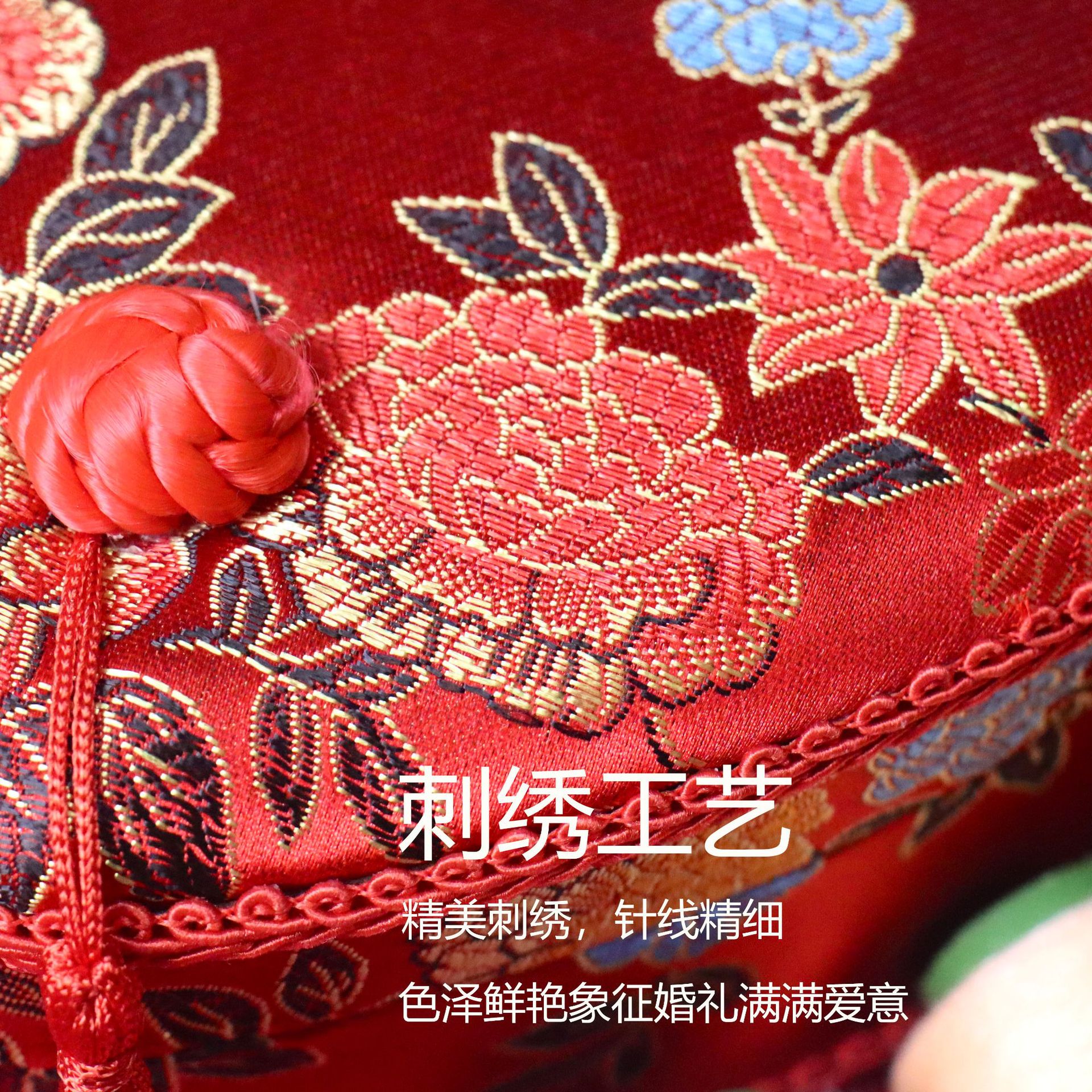 婚庆专用针线/陪嫁中国风新/高档创意结婚细节图
