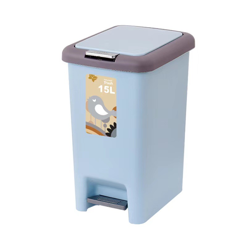 家用脚踏式垃白底实物图