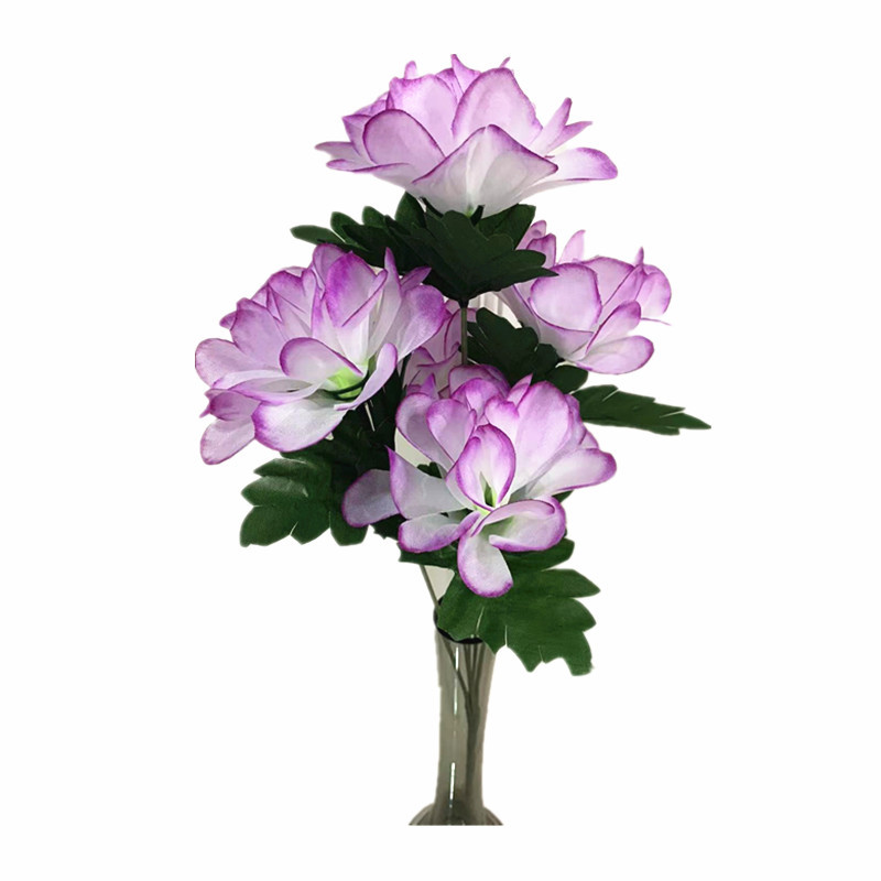 Artificial roses, artificial flowers, cheap and beautiful, artificial flowers, silk flowers, decorative flower arrangements, flower ornaments, plastic flowers, 5-head pagodas