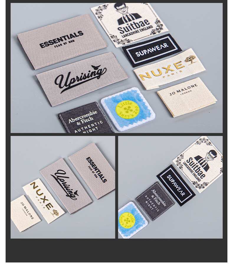 定制棉带厚版印刷拷边印唛羊毛被毛毯专用印标商标床单标签水洗标详情11