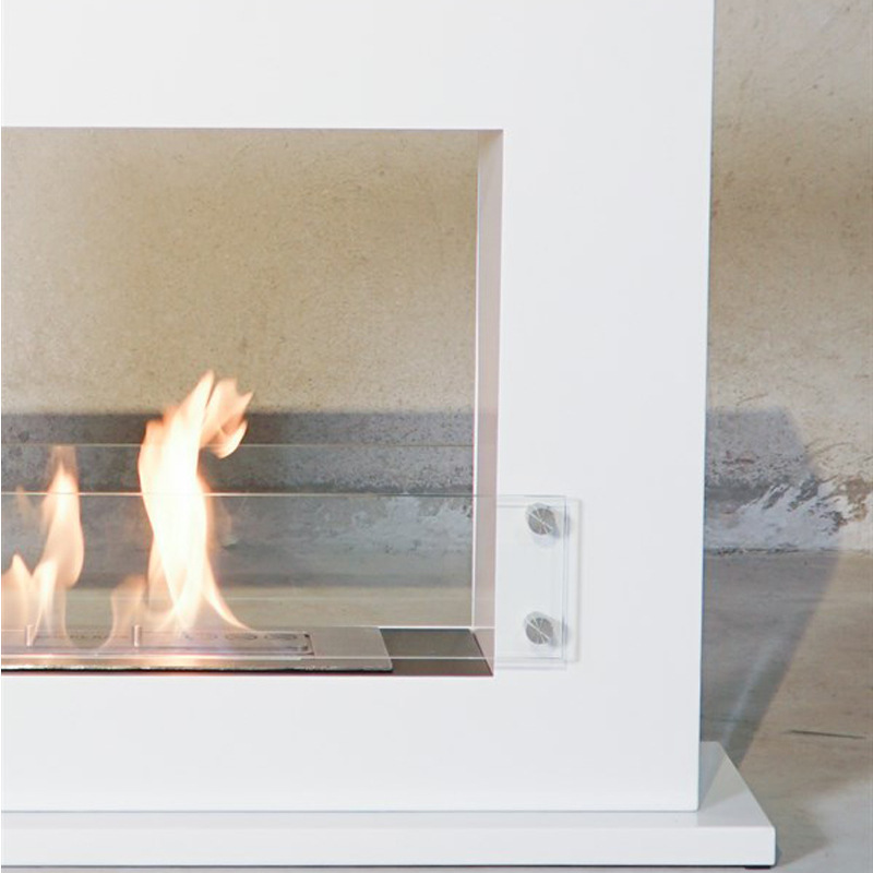 Large metal fire fireplace Outdoor square round stove Interior decoration Removable modern alcohol fireplace Specification drawing