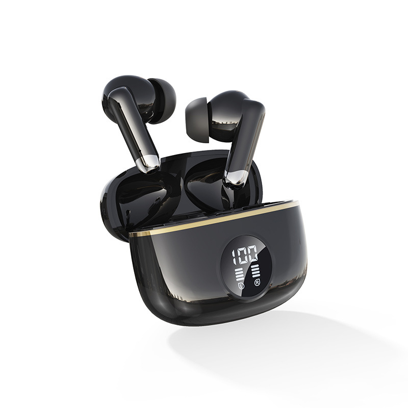 X90 wireless Bluetooth headphones feature in-ear noise-cancelling, motion digital display and private mold touch details Picture