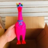 Pet toys make fun sounds and scream. Chicken toys grind teeth and clean teeth. Durable. Dogs chew on toys. Pet toys Application Scenario