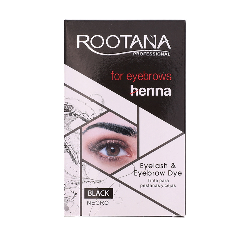 ROORANA染眉膏睫毛膏跨境染眉膏出口染眉膏眉毛browndye henna