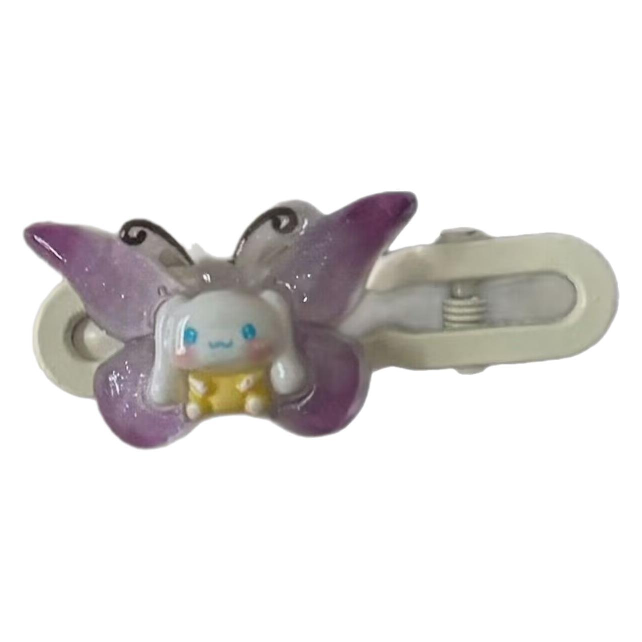 New national trend series of fine butterfly Sanrio hair clips, diy cream glue handcrafted duckbill clips, hair bands, hair ties and headwear Item Picture